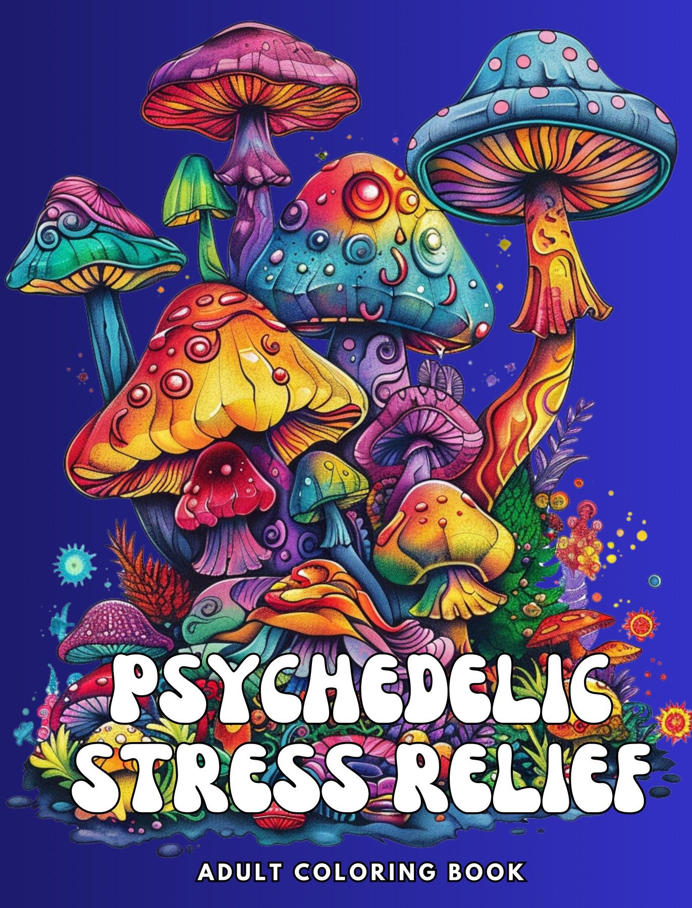 Front cover of Psychedelic Stress Relief