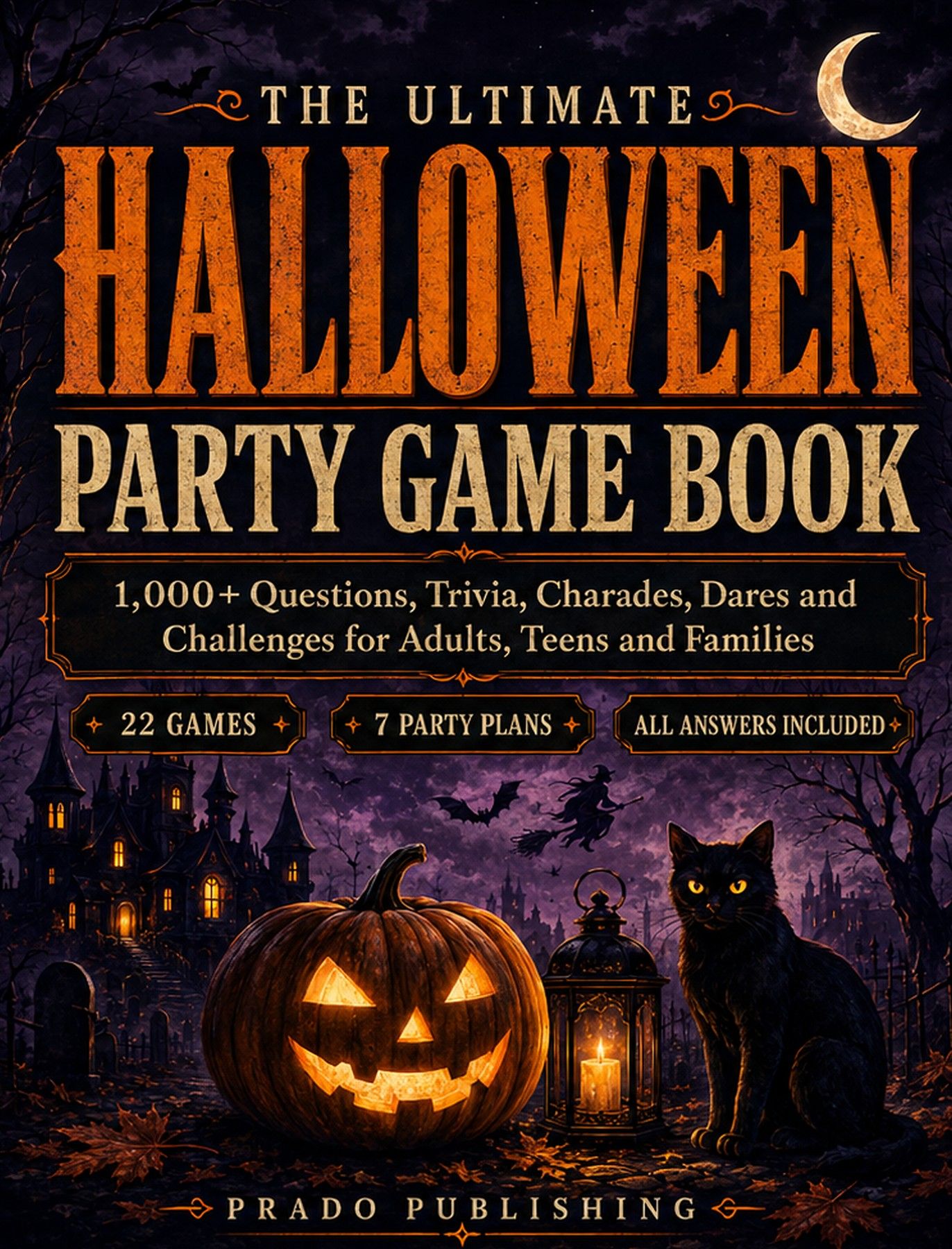 Front cover of The Ultimate Halloween Party Game Book